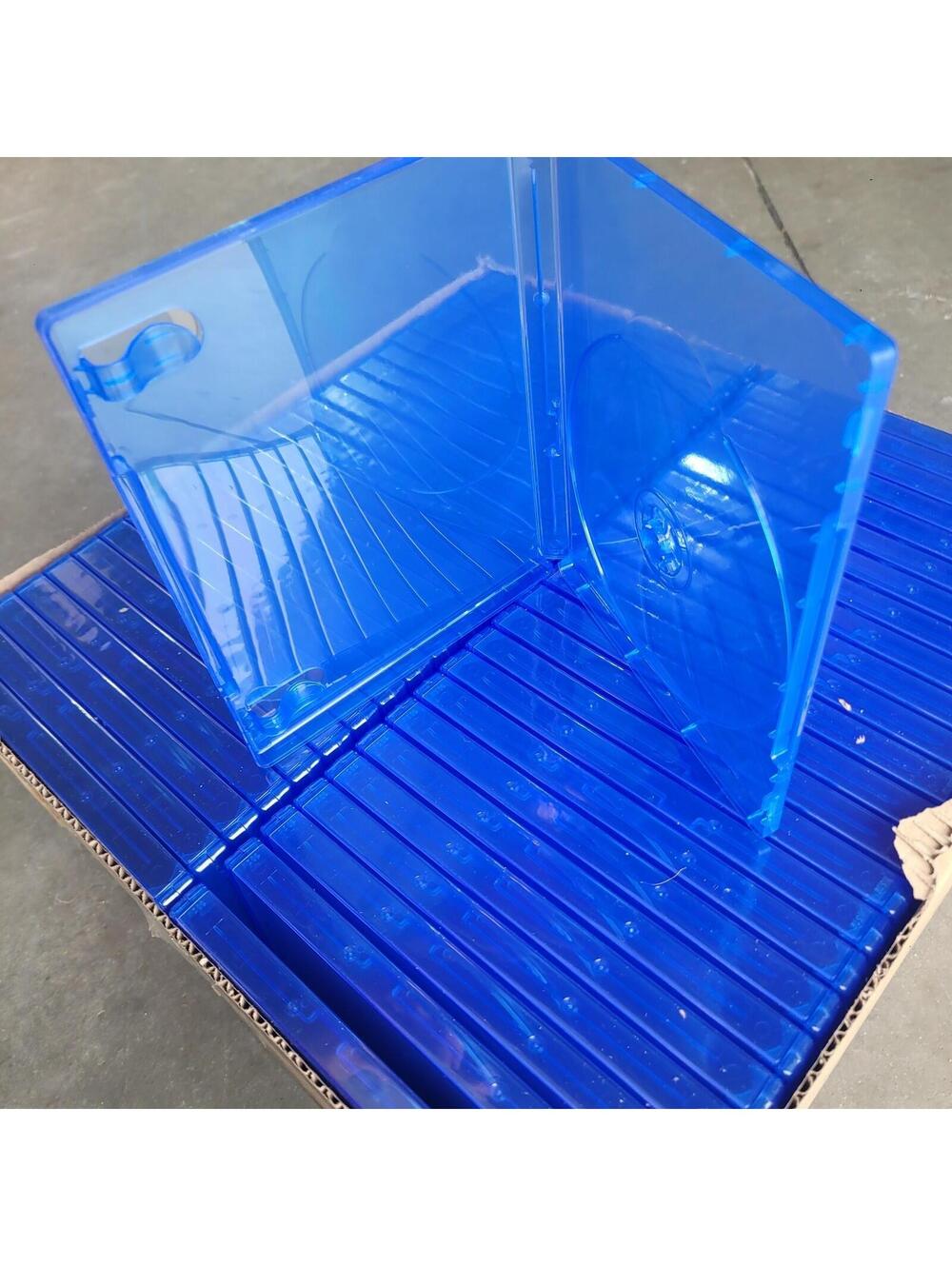 Lot of 50 PS4 / PS5 Game Case Replacement Clear Blue - Picture 7 of 7